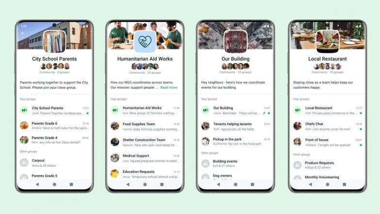 WhatsApp's new 'Communities' feature to help users organise group chats